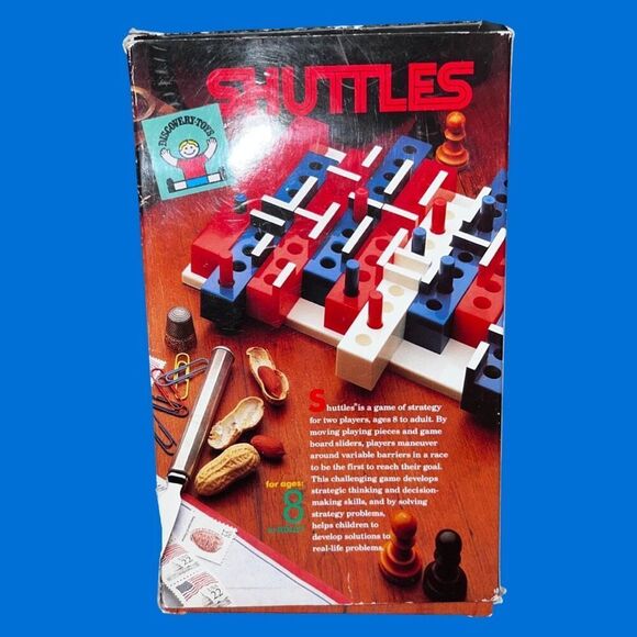 Vintage 1986 Shuttles Strategy Board Game Discovery Toys Complete - Picture 4 of 4